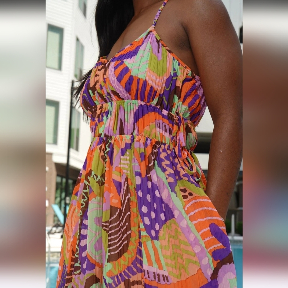 Fate Vibrant Multicolor Jumpsuit Size L - Picture 4 of 16
